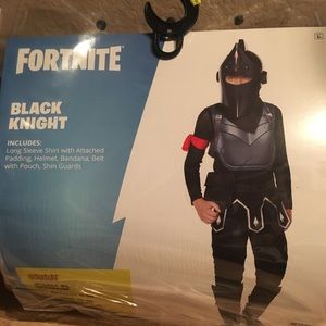 NIB Fortnite kids costume: Black Knight.  Medium.